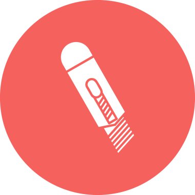 kesicinin basit grafik simgesi vektör çizimi