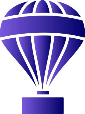 Sıcak hava balonu vektör illüstrasyonu