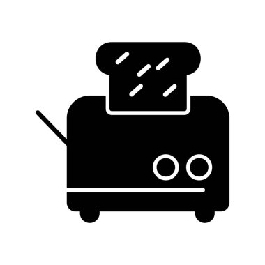 tost makinesi vektör illüstrasyonu