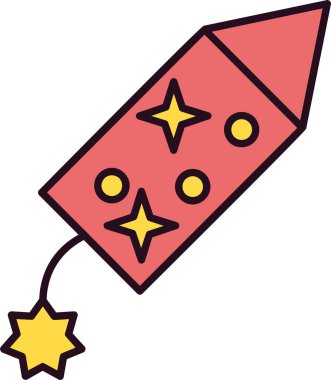 Kraker ikonu. vektör illüstrasyonu