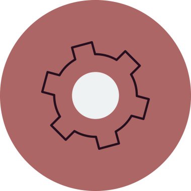 Çarklı. Web simgesi vektör illüstrasyonu ayarlanıyor