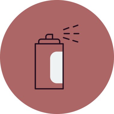 Sprey. Web simgesi basit tasarım 