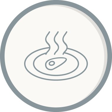 Et Ağı simgesi basit illüstrasyon