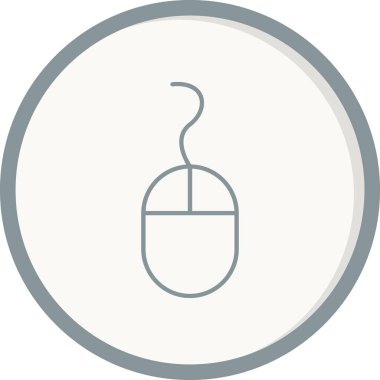 Fare simgesi, vektör illüstrasyonu 