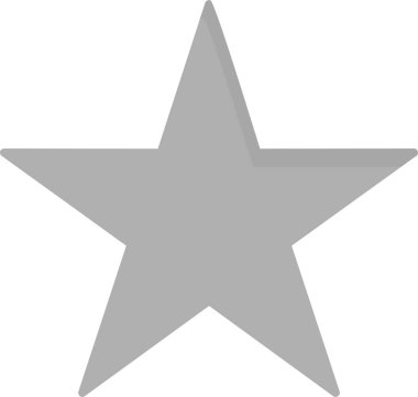 Favori yıldızımız. Web simgesi vektör illüstrasyonu 