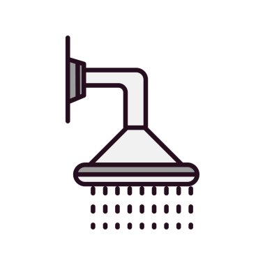 Duşun vektör çizimi