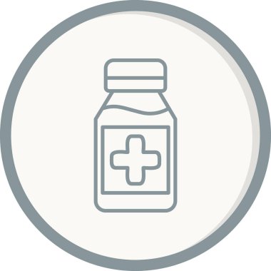 Şurup simgesi vektör illüstrasyonu