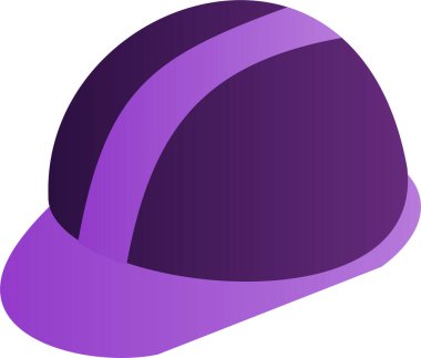 Kask simgesi vektör illüstrasyonu