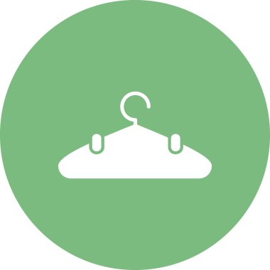 giysi askısı ikon vektör illüstrasyonu