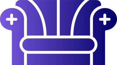 kanepe web simgesi, basit tasarım