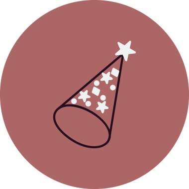 vektör çizim parti şapkası