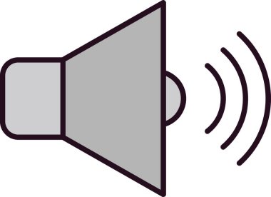 Sesin vektör illüstrasyonu 