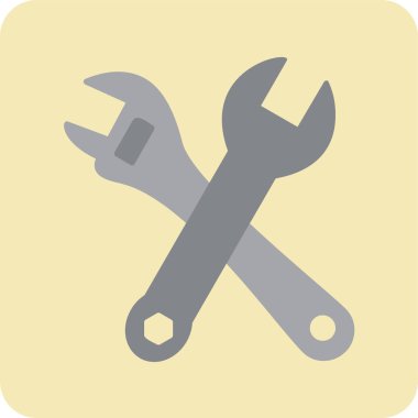 Çapraz anahtarlar. Web simgesi basit tasarım