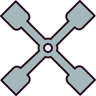  Sürükleme anahtarı. Web simgesi basit tasarım