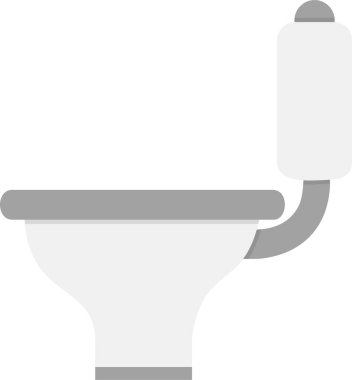 Tuvalet, web simgesi basit illüstrasyon