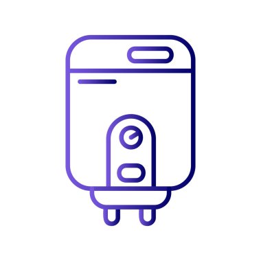 Su ısıtıcısının vektör illüstrasyonu