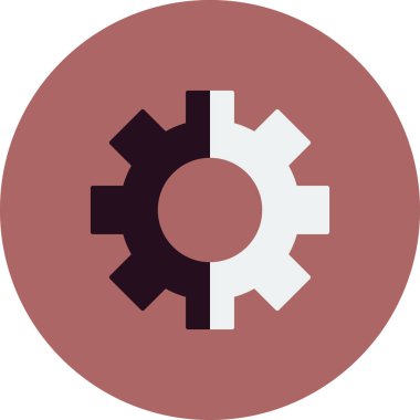 Çarklı. Web simgesi vektör illüstrasyonu ayarlanıyor