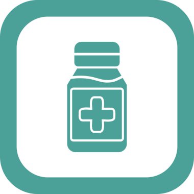 Şurup simgesi vektör illüstrasyonu