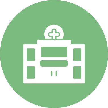 Hastane Simgesi Vektör İllüstrasyonu