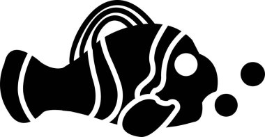 Clown Fish icon vector illustration