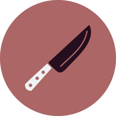 Bıçak. Web simgesi basit illüstrasyon 