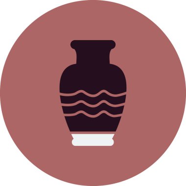 vazo simgesi vektör illüstrasyonu