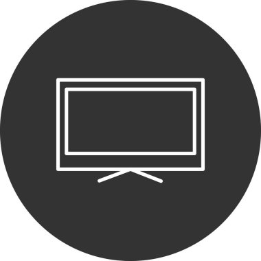 televizyon ikonu. vektör çizim