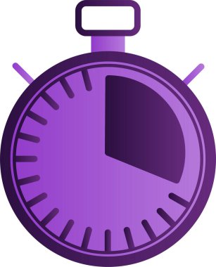 Kronometre Web simgesi basit illüstrasyon 