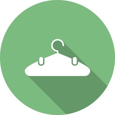 giysi askısı ikon vektör illüstrasyonu
