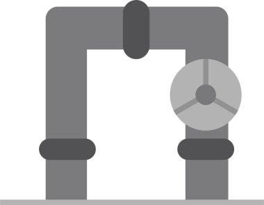 Valf simgesinin vektör illüstrasyonu 