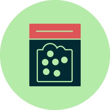 Kokainin vektör illüstrasyonu