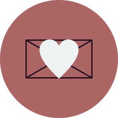 Davet simgesi vektör illüstrasyonu