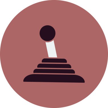 Çubuk arabanın vektör illüstrasyonu