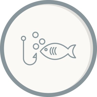 balık kancası vektör illüstrasyonu