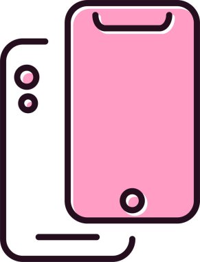 akıllı telefon simgesi, vektör illüstrasyon tasarımı