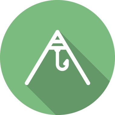 Kanca simgesinin vektör illüstrasyonu