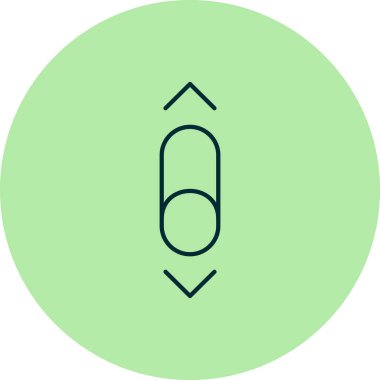 kaydırmanın vektör illüstrasyonu 