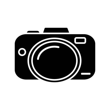 kamera simgesi vektör illüstrasyonu