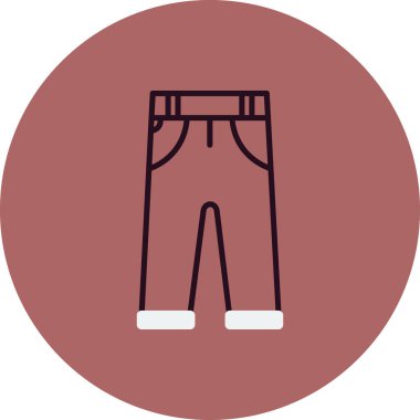 pantolon simgesi vektör illüstrasyonu 