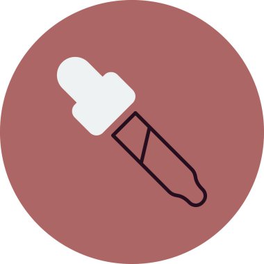 Renk seçici. Web simgesi basit illüstrasyon