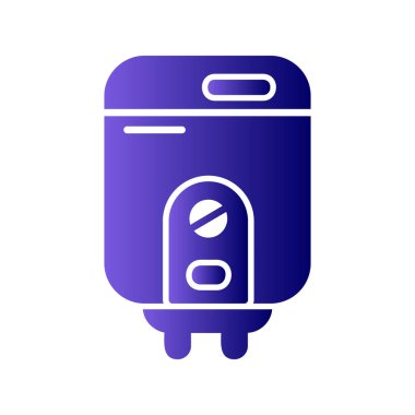 Su ısıtıcısının vektör illüstrasyonu