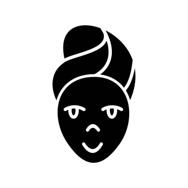 kadın simge vektör illüstrasyonu