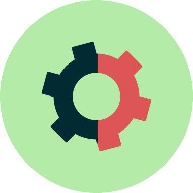 Çarklı. Web simgesi vektör illüstrasyonu ayarlanıyor