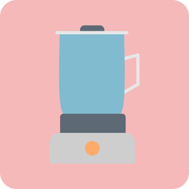 Karıştırıcı simgesi, vektör illüstrasyonu