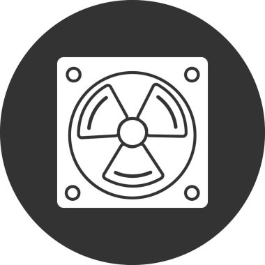 fan simgesi vektör illüstrasyonu