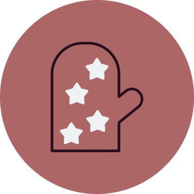 Fırın Eldiveni 'nin vektör simgesi