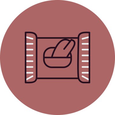 Makyaj temizleyicinin vektör çizimi