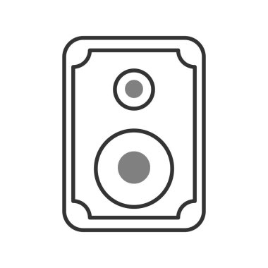 Woofer 'ın vektör illüstrasyonu