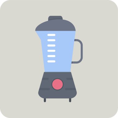 Karıştırıcı simgesi, vektör illüstrasyonu