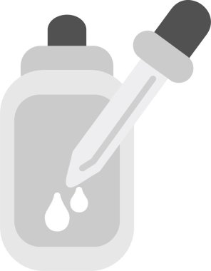 Serum. Web simgesi basit illüstrasyon